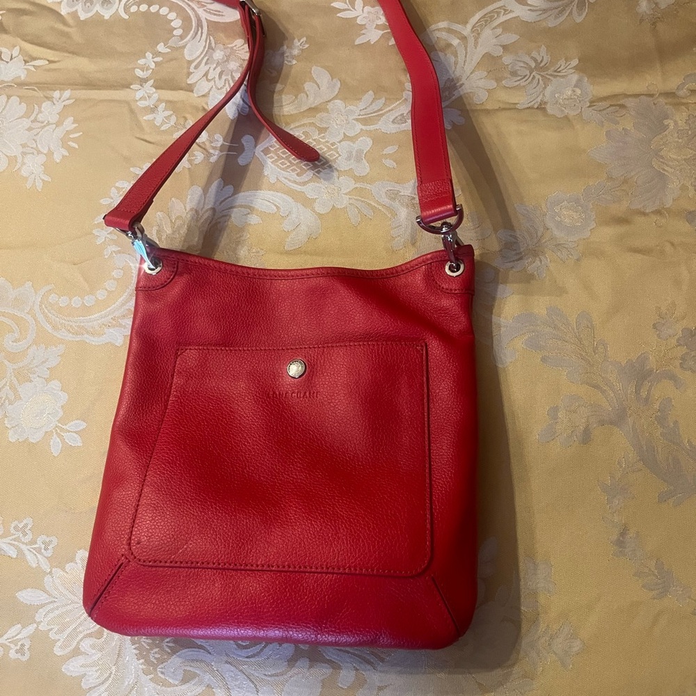 Longchamp Red Crossbody